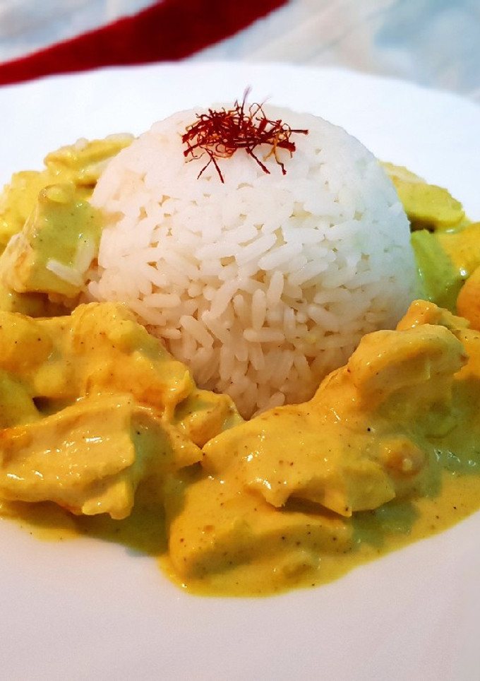 Una foto de Pollo al curry pa' unas prisas