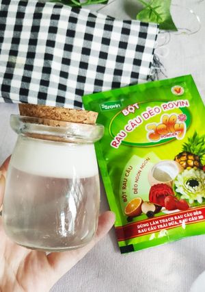 Hình của món Rau câu dừa.