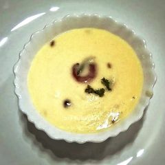 A picture of Gujarati Sweet and Sour Kadhi.
