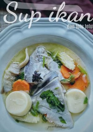 Gambar Sup ikan dan tofu telur