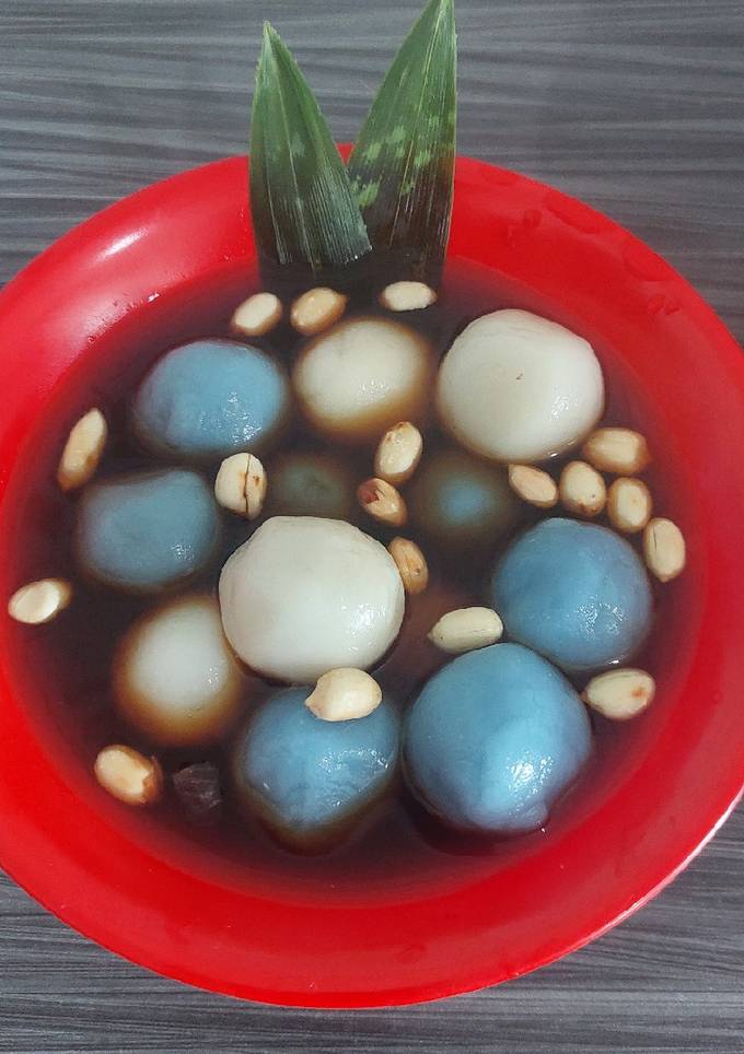 Wedang Ronde Bunga Resep Wedang Ronde Bunga Telang oleh Dapur B'wish - Cookpad