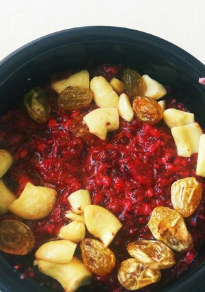 A picture of Beetroot Halwa.
