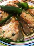 Stuffed Bell Peppers with Leftover Gyoza Filling
