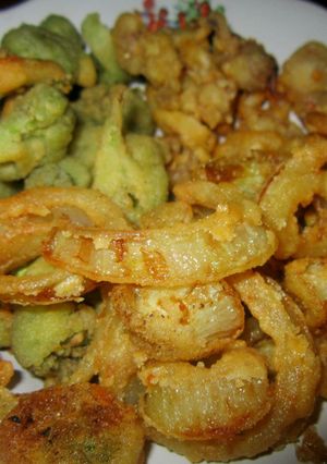 Foto resep Onion, Squid Rings & Fried Veggie