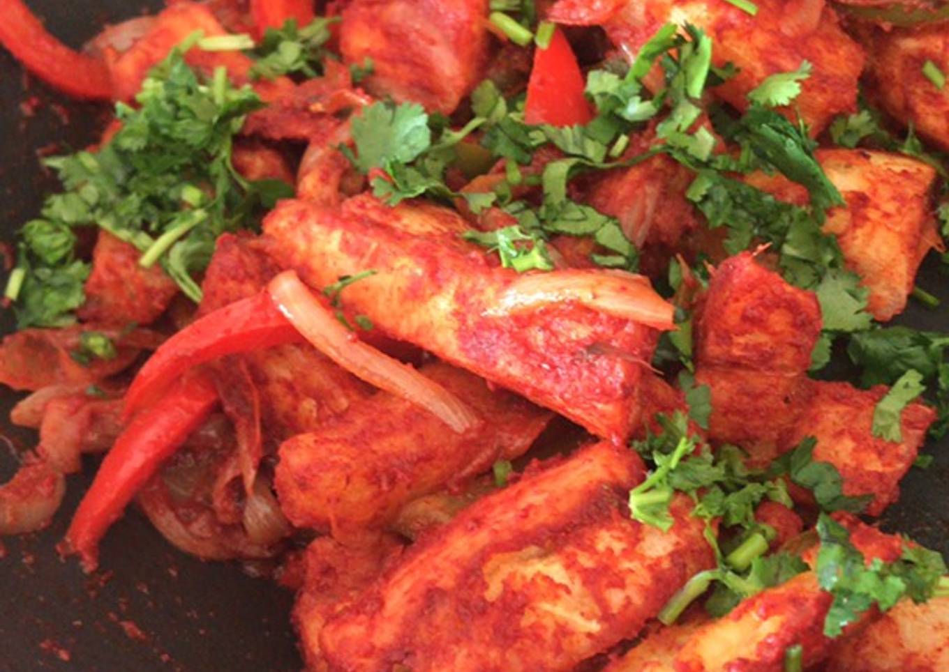 Tandoori Mogo (Casava)Stirfry