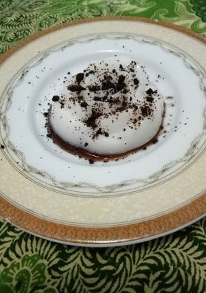 Foto resep Puding coklat vanila bertabur oreo
