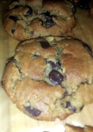 A picture of Peanut Choc Chip cookies.