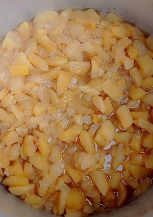عکسی از دستور مربای سیب خانگی