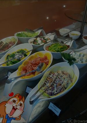 A picture of Salad making.