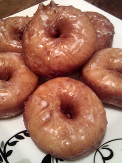 A picture of spudnuts.