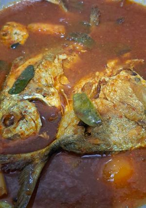 Foto resep Ikan Bawal Asam Pedas Tanpa Santan (4 ekor ikan)