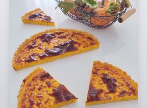 Une photo de Tarte au potimarron/cancoillotte