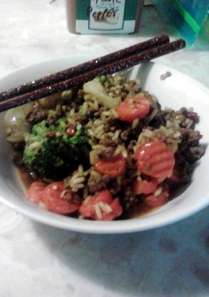 A picture of Spicey rice.