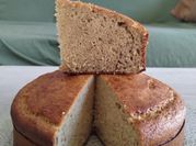 Una foto de harina de garbanzo torta