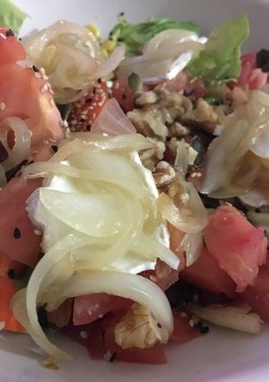 Foto principal de Ensalada con queso de cabra