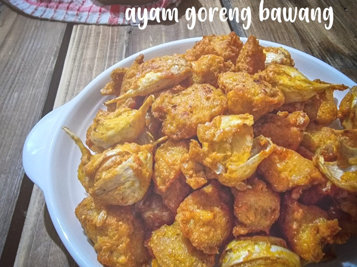 Cara Buat Ayam Goreng Bawang Bahan Sederhana