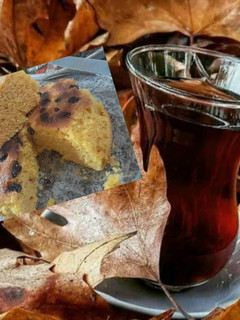 عکسی از دستور کیک نارگیل وزعفرانی و کشمشی(Coconut،saffron and raisin cake)