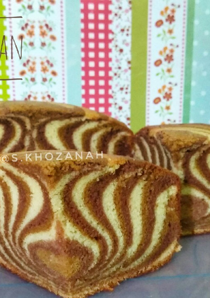 Foto resep Bolu Macan / Zebra / Marmer Cake
