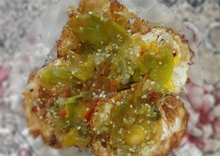 Telur Ceplok Cabe Ijo