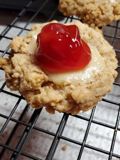 A picture of Cherry Cheesecake Cookies.