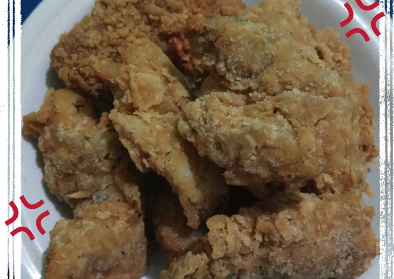 Ayam goreng tepung keju