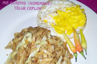 Resep Mie Goreng (Homemade) Telur Ceplok Menu Enak