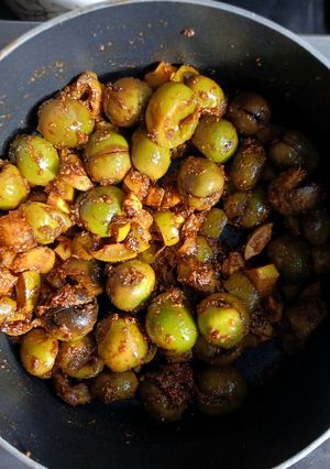 A picture of Gunda-Keri ki Sabji.