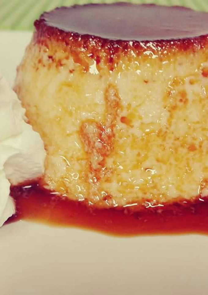 Una foto de Flan de calabaza
