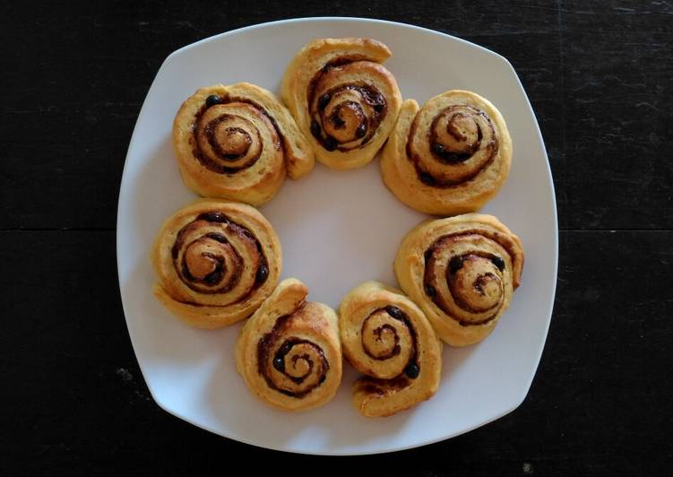 Milo & Choco Chips Roll Bread (OTang)