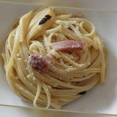 Linguine allo speck A picture of Linguine allo speck.