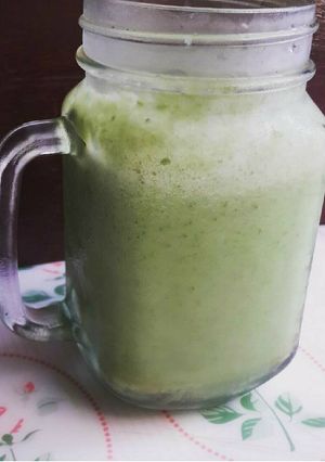 Foto resep Smoothies Melon Pir Caisim Timun
