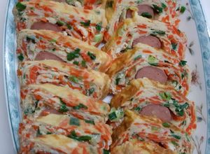 Foto resep Egg Roll sausages