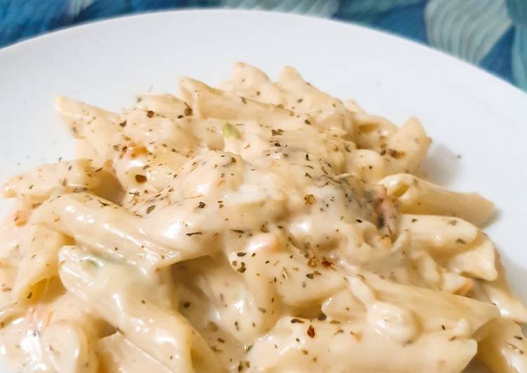 Easiest Way to Make Favorite White sauce pasta