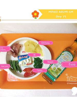 Foto resep 💕 Mpasi Arumi 6M day 15💕
