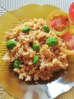 Foto resep Nasi goreng teri campur Pete