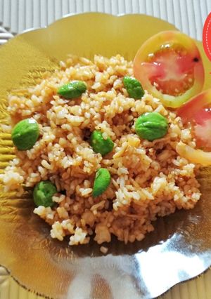 Foto resep Nasi goreng teri campur Pete
