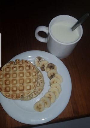 Una foto de Waffles 🤤saludables