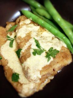 A picture of Cream Dory Fillet with Butter Cream Sauce.