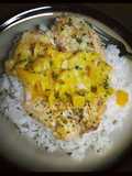 Orange salsa tilapia