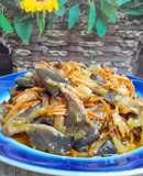 Грибы с овощами (Вешенка)