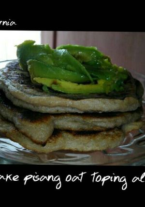 Foto resep Pancake Pisang Oat Toping Alpukat