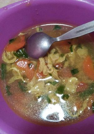 Foto resep Soto Telur Wortel (MPASI 1+)