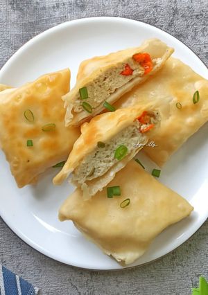 Foto resep Martabak Tahu (kulit pangsit)