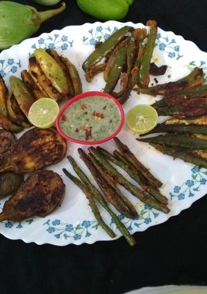 A picture of Tawa Fry Green Vegetables.
