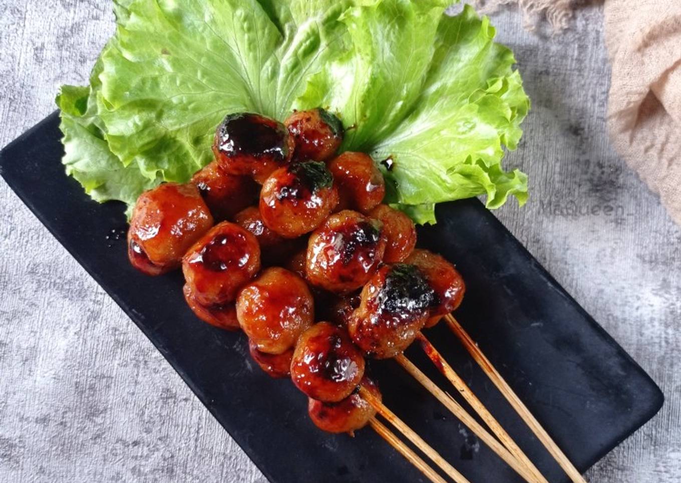 Bakso bakar teflon