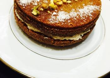 Without Fail Serving Recipe Kunafa with cream Delicious Steady