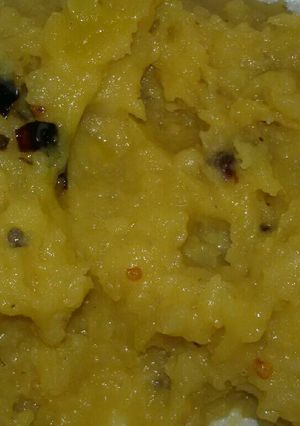A picture of Potato ka Chokha.