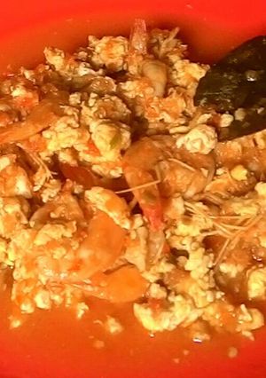 Foto resep Udang Telur Asam Manis