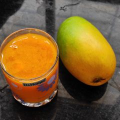 A picture of Keshar mango juice.
