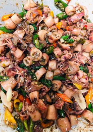 Foto resep Cumi asin cabe ijo